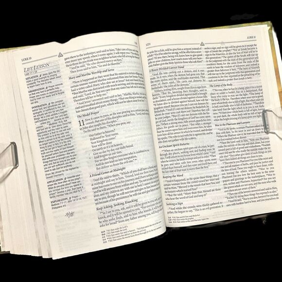 The Inspirational Study Bible Max Lucado Holy Bible New King James Version 1995 - Picture 12 of 16